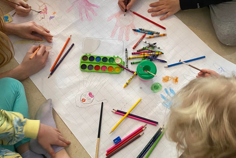 Activities For Displaced Children In Ivano Frankivsk. Photo Caritas Ukraine 2