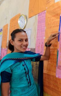 Laxmi In Classroom