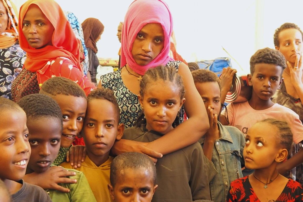 Children In IDP Camp In Northern Ethiopia. Photo Caritas Australia