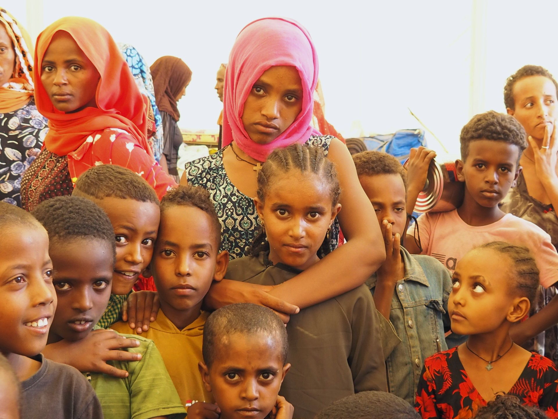 Children In IDP Camp In Northern Ethiopia. Photo Caritas Australia