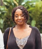 Lulu Mitshabu visiting Caritas Australia Partners in DRC in Jan 2023. Photo: Lulu Mitshabu, Caritas Australia