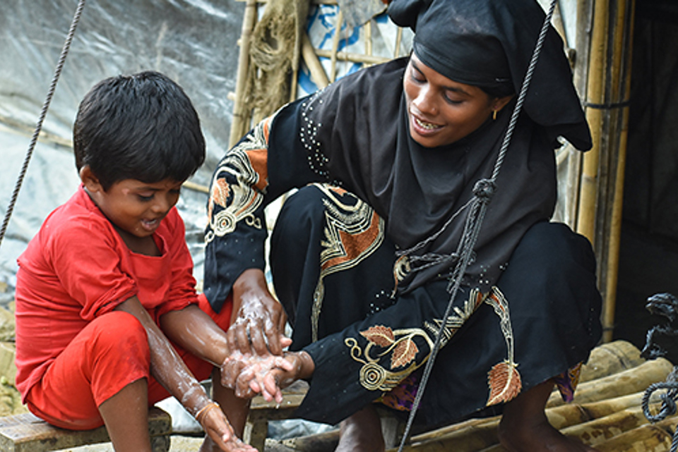 Jamila With Her Daughter