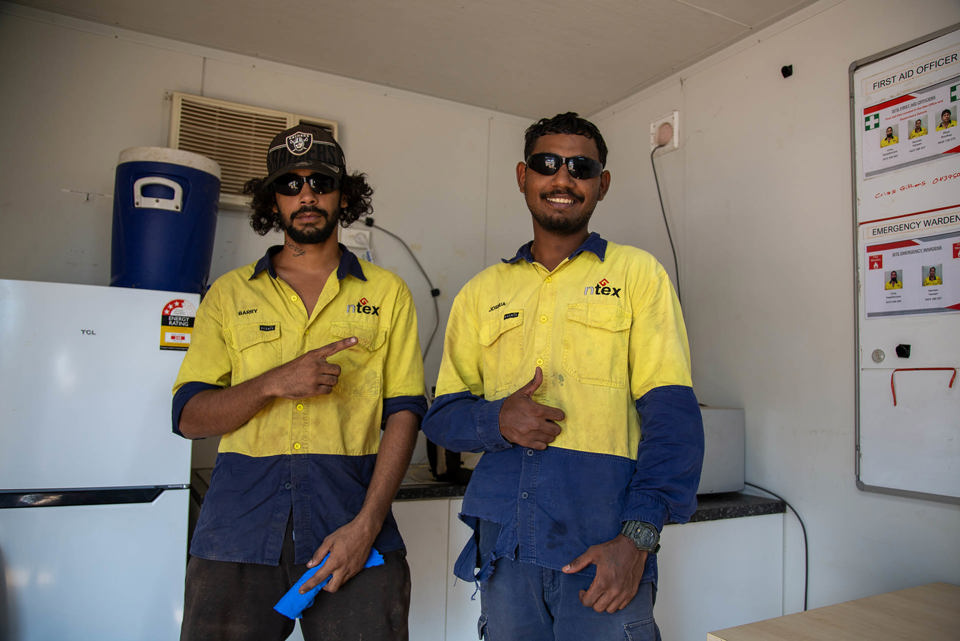 First Australian, GAP Grassroots Action Palmerston Helped Connect Barry (Left) And Josh (Right) With Employment Opportunities