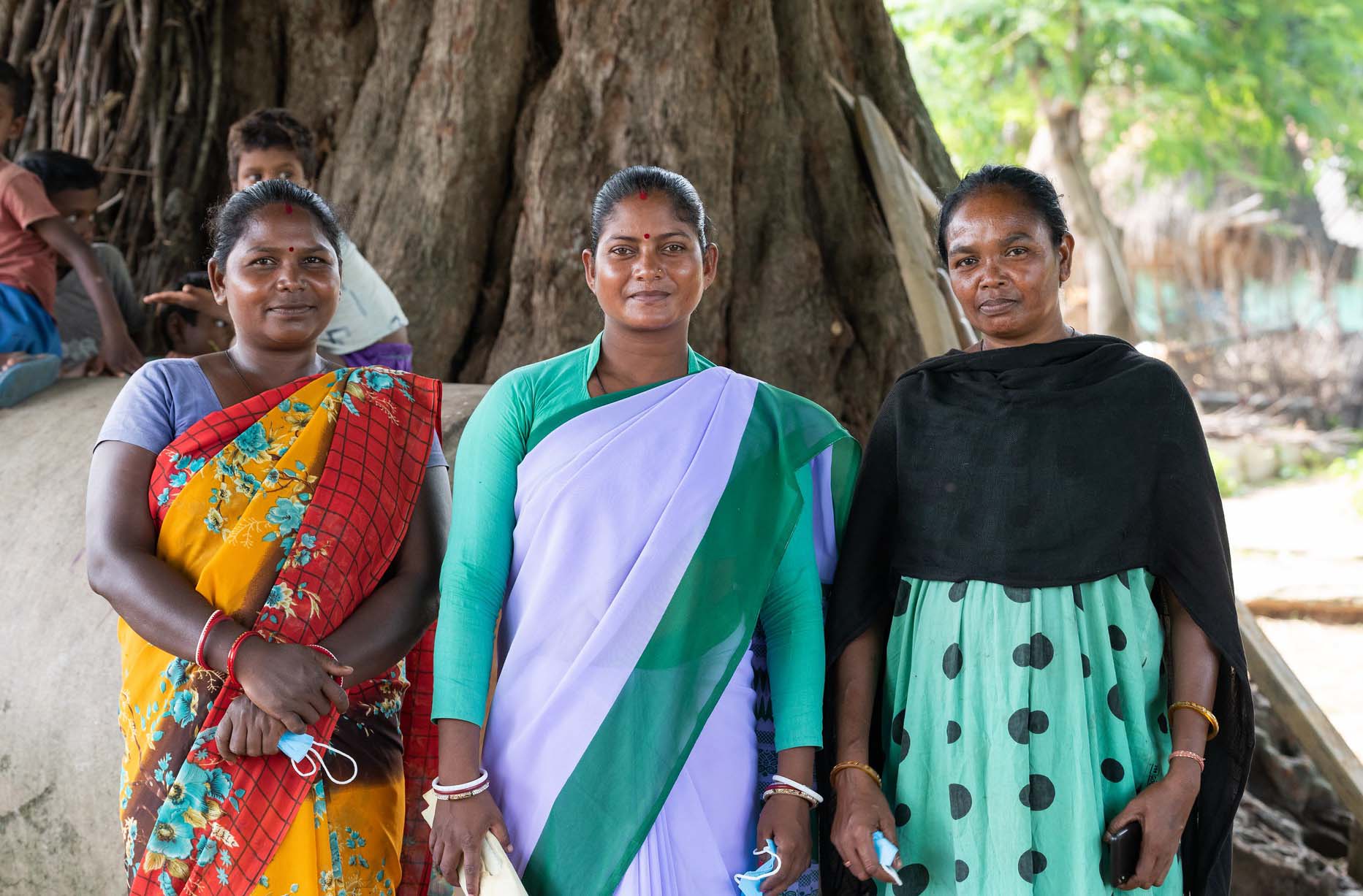 A Group Of Women In India