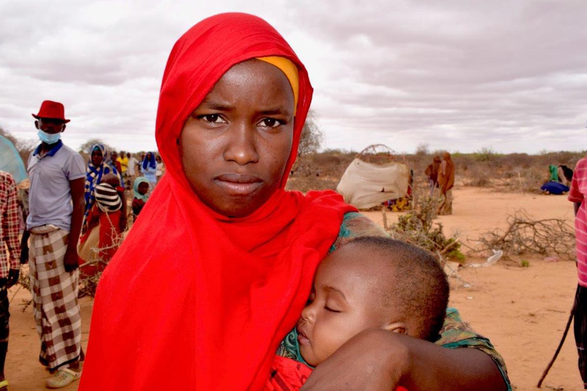 Marian And Her Daughter At An Internatlly Displaced Persons Camp In Gedo, Sourthern Somalia. Photo Miriam Donohue Trocaire