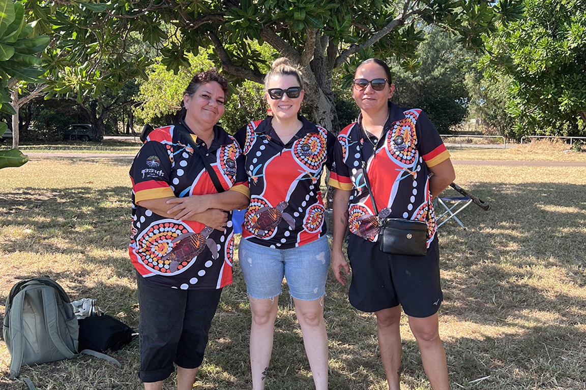 AU FAP Serena Dalton Kat Lee And Jody Mummery From GAP Australia Photo Credit Tara Harvey For Caritas Australia