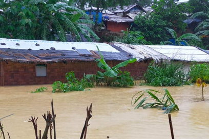 Flooding In Cox's Bazar. Photo Caritas Bangaldesh