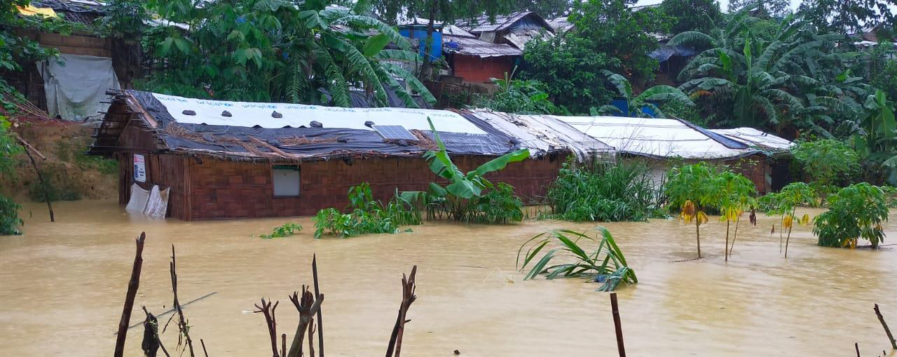 Flooding In Cox's Bazar. Photo Caritas Bangaldesh