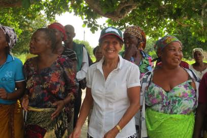 Sr Ivy Khoury In Mozambique. Photo Caritas Australia Min