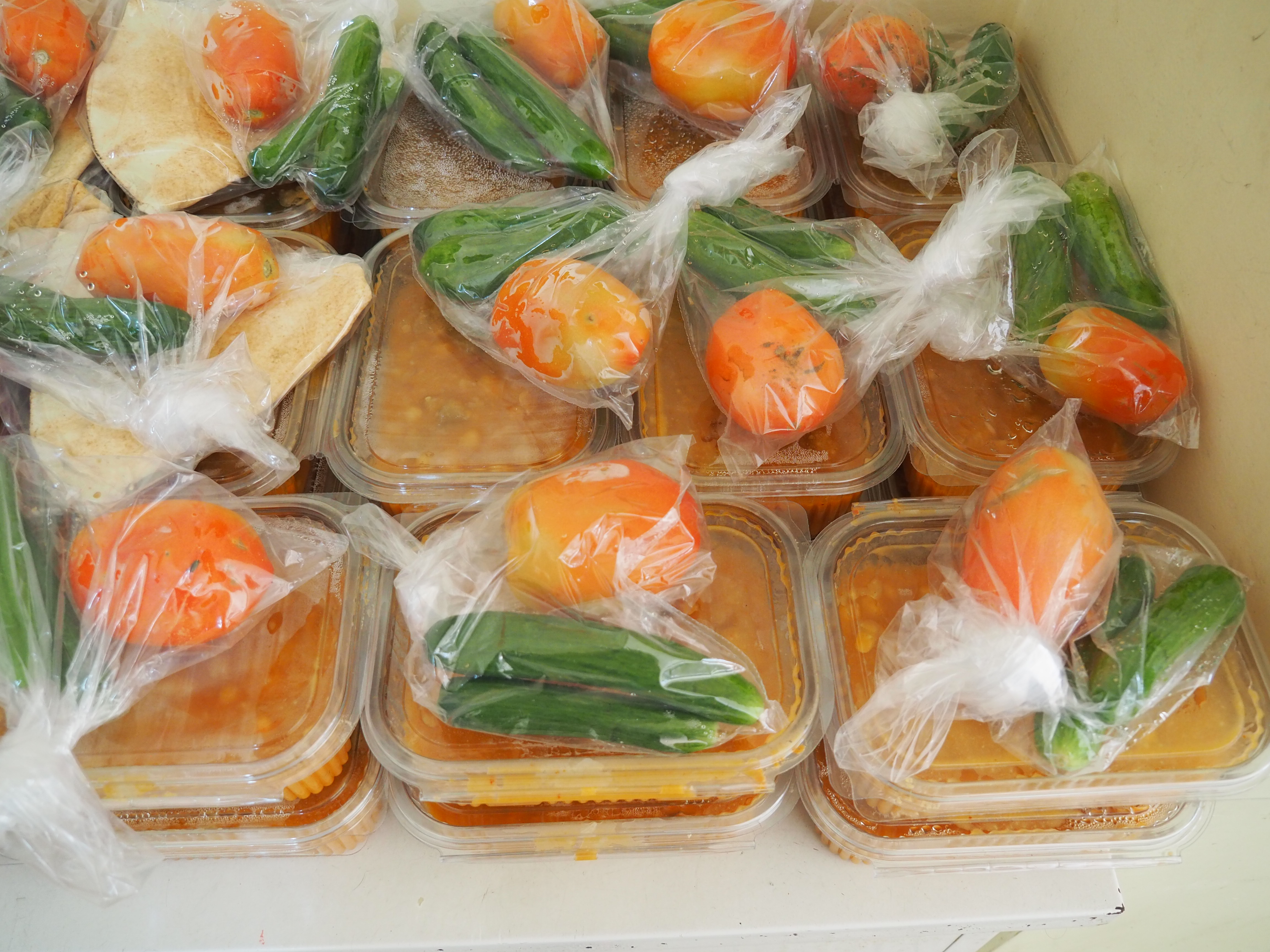 Hot Meals And Fresh Vegetables For Distribution At A Caritas Lebanon Centre In Beirut