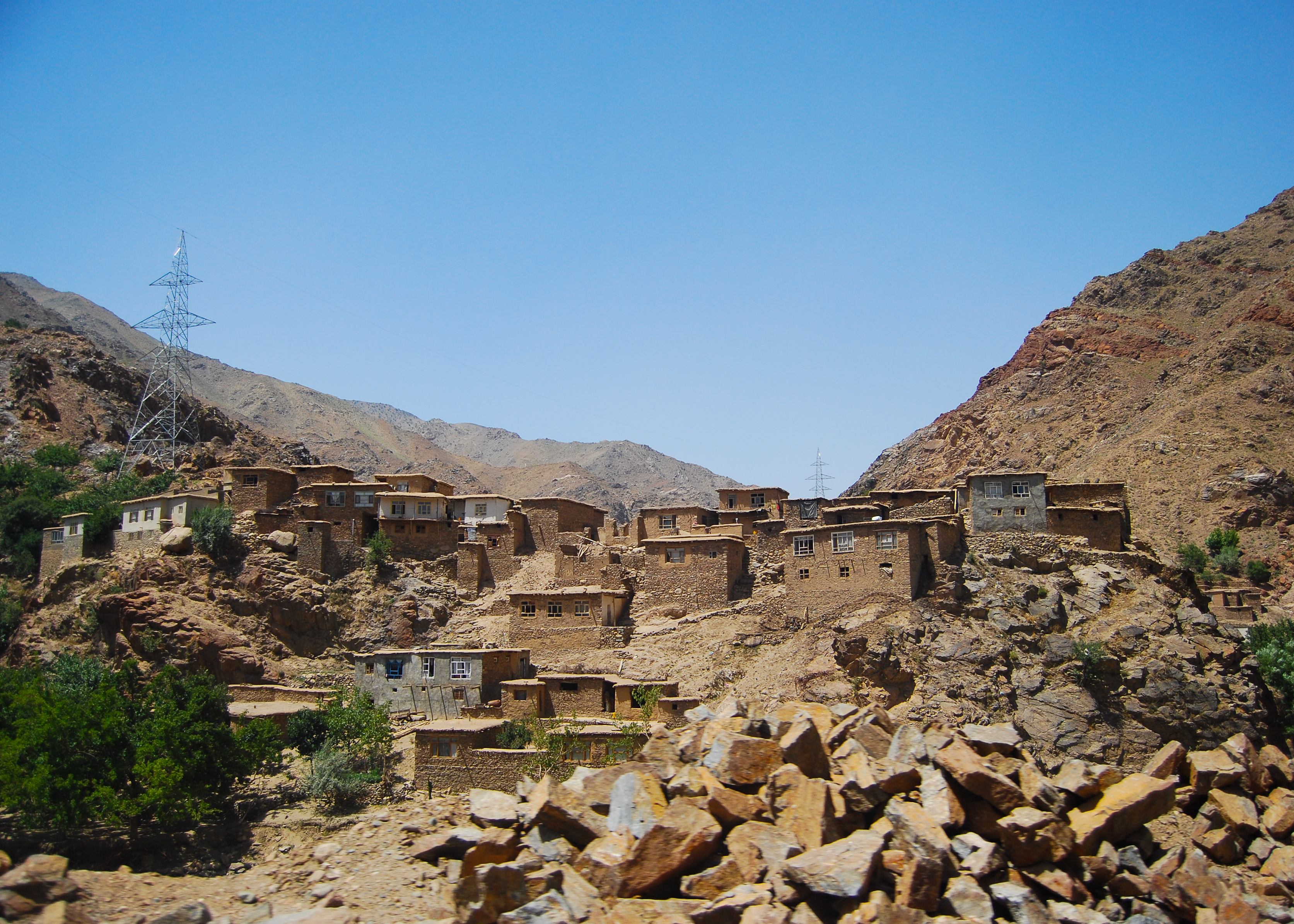 A Village In A Remote Region Of Afghanistan