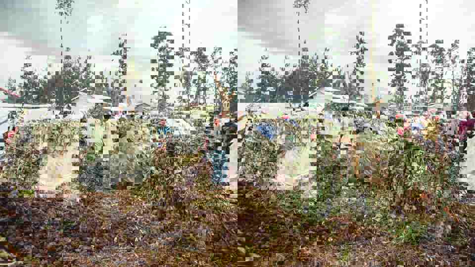 IDP camp near Goma in DRC. Photo: Caritas Goma. (1)