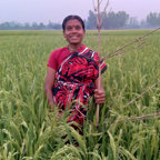 Chanmoni on her farm in Bangladesh